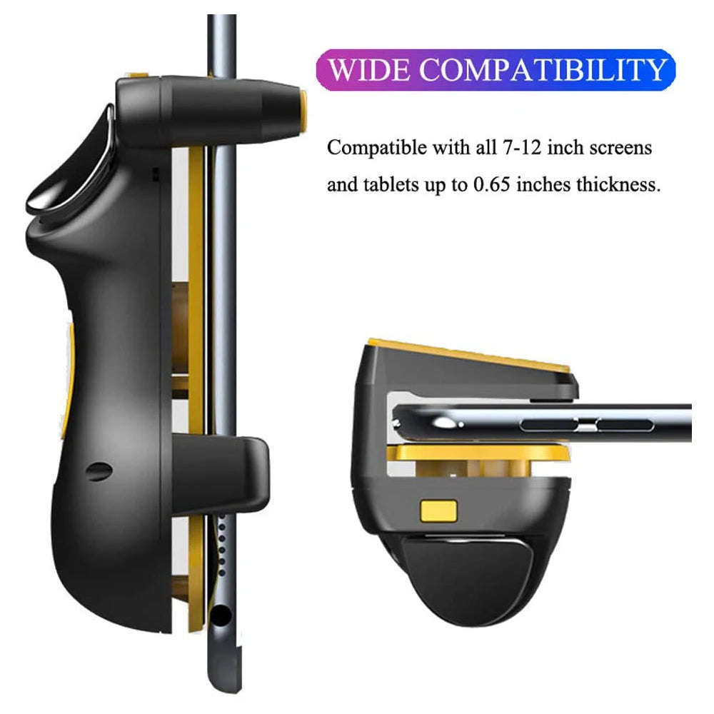 2025 Top Deals Adjustable Speed for PUBG Trigger Gaming Controller with Four-Finger Touchscreen Button Joystick for Gamers