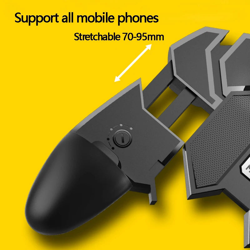 AK66 Mobile PUBG Controller Six 6 Finger Operating Gamepad Mobile Phone Shooter Trigger Button Joystick
