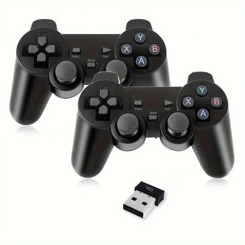 1PC/2PCS 2.4GHz Wireless Gamepad for Game Controller - USB Joystick for PC, Android TV, and PC BOX, GAME BOX Control