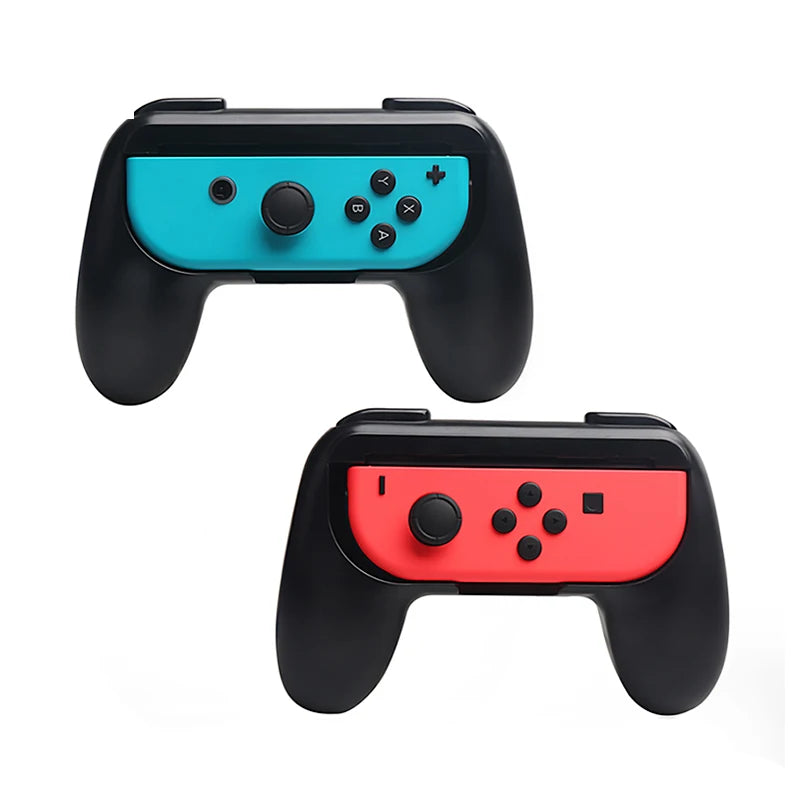 2PCS Gamepads Grip Handle for Nin-tendo Switch Joypad Stand Holder Case with ABS for Switch JoyCon Game Grip Controller
