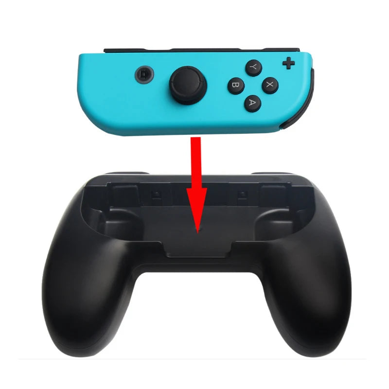 2PCS Gamepads Grip Handle for Nin-tendo Switch Joypad Stand Holder Case with ABS for Switch JoyCon Game Grip Controller