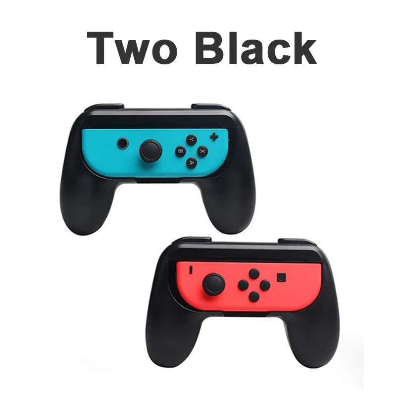 2PCS Gamepads Grip Handle for Nin-tendo Switch Joypad Stand Holder Case with ABS for Switch JoyCon Game Grip Controller
