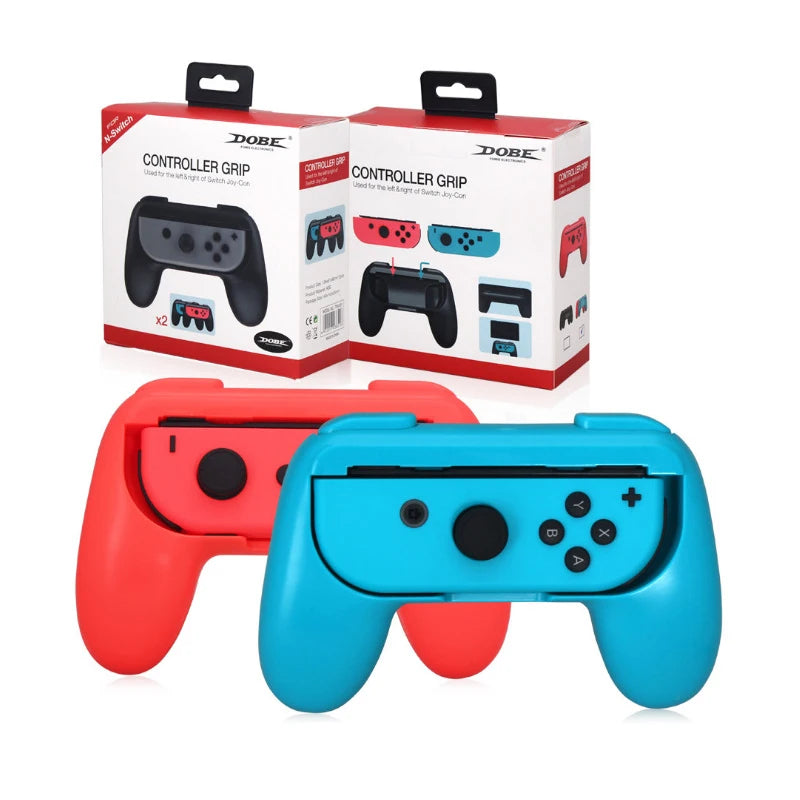 2PCS Gamepads Grip Handle for Nin-tendo Switch Joypad Stand Holder Case with ABS for Switch JoyCon Game Grip Controller