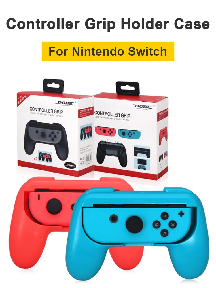 2PCS Gamepads Grip Handle for Nin-tendo Switch Joypad Stand Holder Case with ABS for Switch JoyCon Game Grip Controller